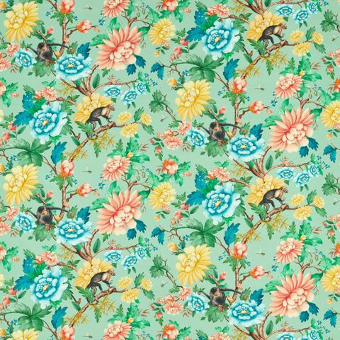 SAPPHIRE GARDEN MINERAL Upholstery Fabric