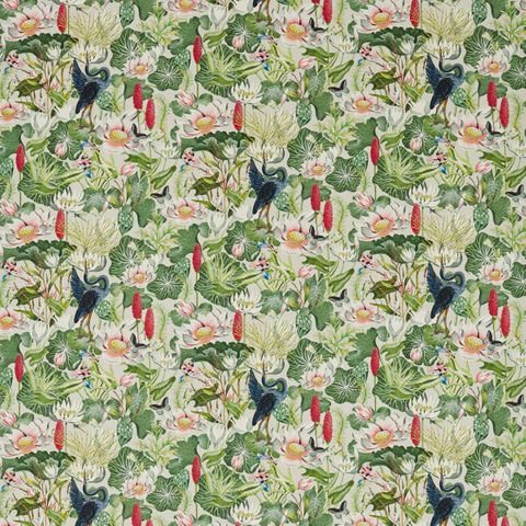 WATERLILY DOVE Upholstery Fabric