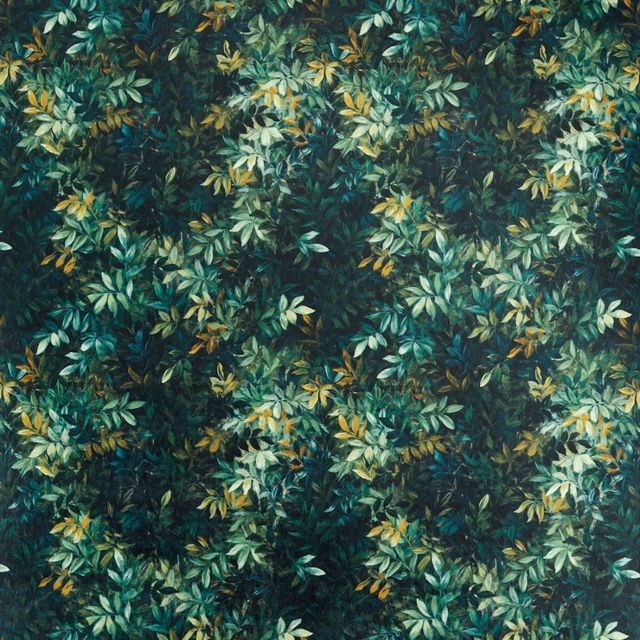 Clarke and Clarke Exotica 2 Fabric CONGO FOREST VELVET