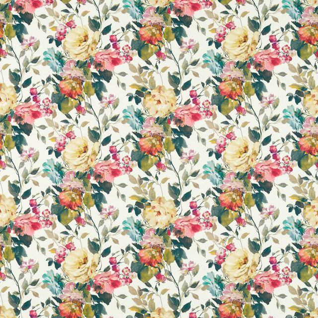 Clarke and Clarke Exotica 2 Fabric BLOOM MULTI