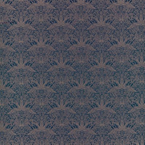 LEOPARDO MIDNIGHT/COPPER JACQUAR Upholstery Fabric