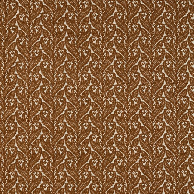 Clarke and Clarke Marianne Fabric REGALE RUSSET