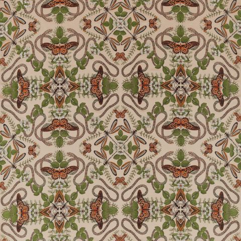 EMERALD FOREST BLUSH JACQUARD