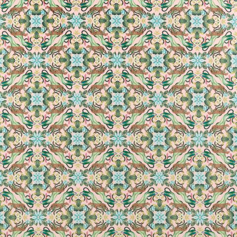MENAGERIE BLUSH VELVET Upholstery Fabric