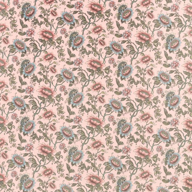 Clarke and Clarke Botanical Wonders Fabric TONQUIN BLUSH VELVET