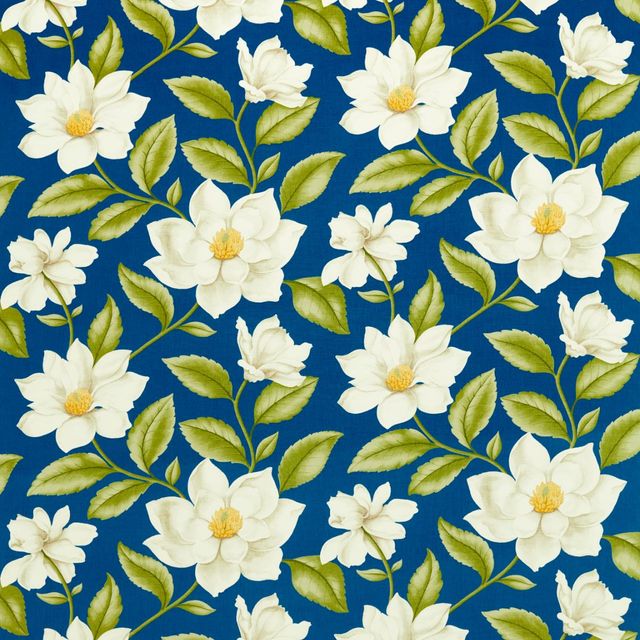 Sanderson One Sixty Fabrics Grandiflora Bright Blue