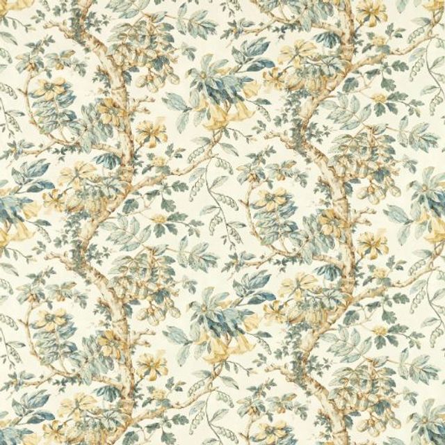 Zoffany Arcadian Thames Coromandel Print Stockholm Blue
