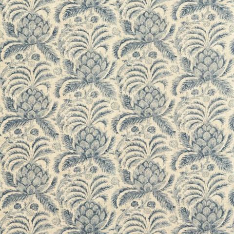 Pina de Indes Indigo Upholstery Fabric