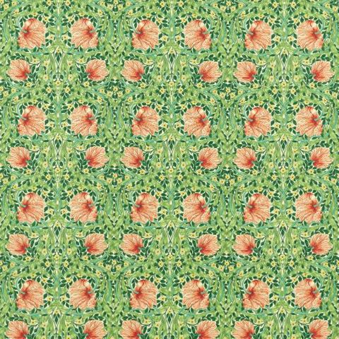 Pimpernel Shamrock/Watermelon Upholstery Fabric