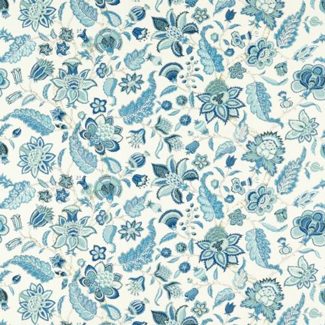 Sanderson Indoor Outdoor Prints Newnham Courtney Indigo