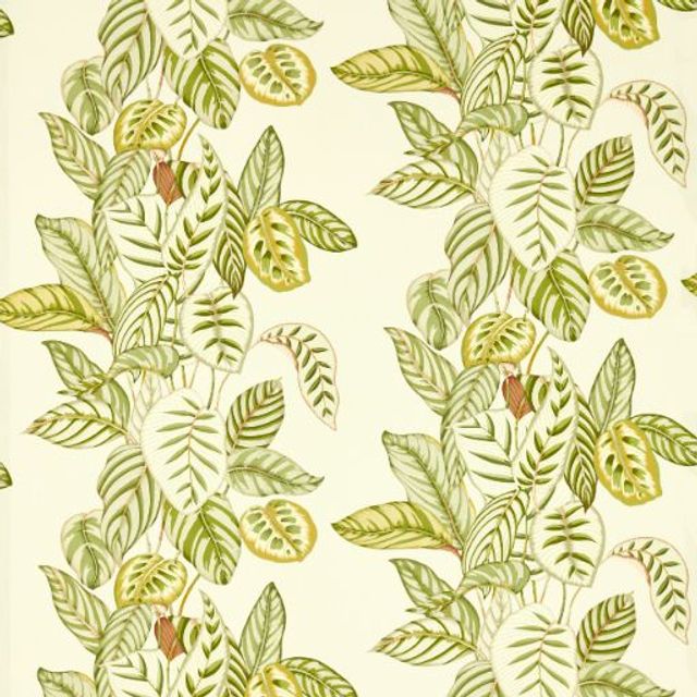 Sanderson Indoor Outdoor Prints Calathea Samphire Upholstery Fabric
