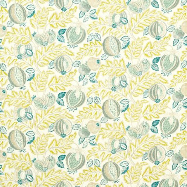 Sanderson Indoor Outdoor Prints Cantaloupe Seasalt/Quince