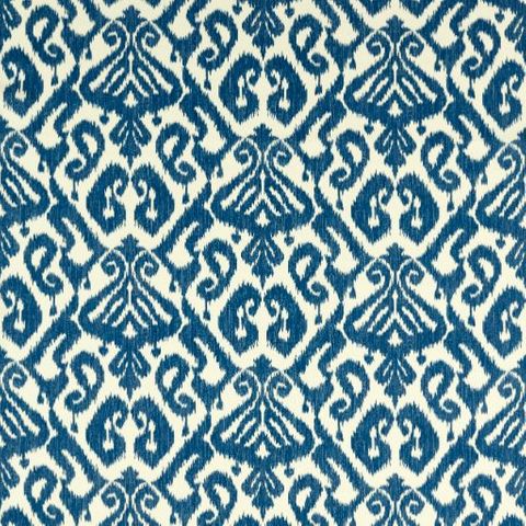 Kasuri French Blue Voile Fabric