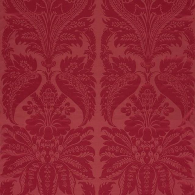 Zoffany Suffolk Damasks & Stripes Clandon Damask Cinnabar