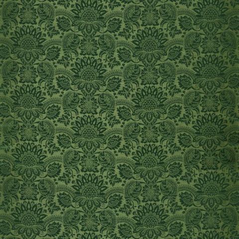 Pomegranate Brocatelle Huntsman Green Voile Fabric