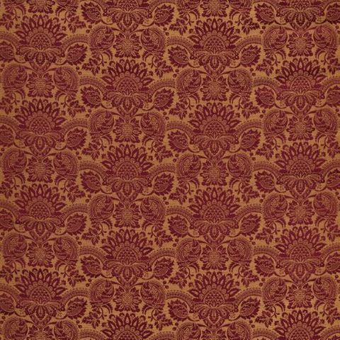 Pomegranate Brocatelle Cochineal Voile Fabric