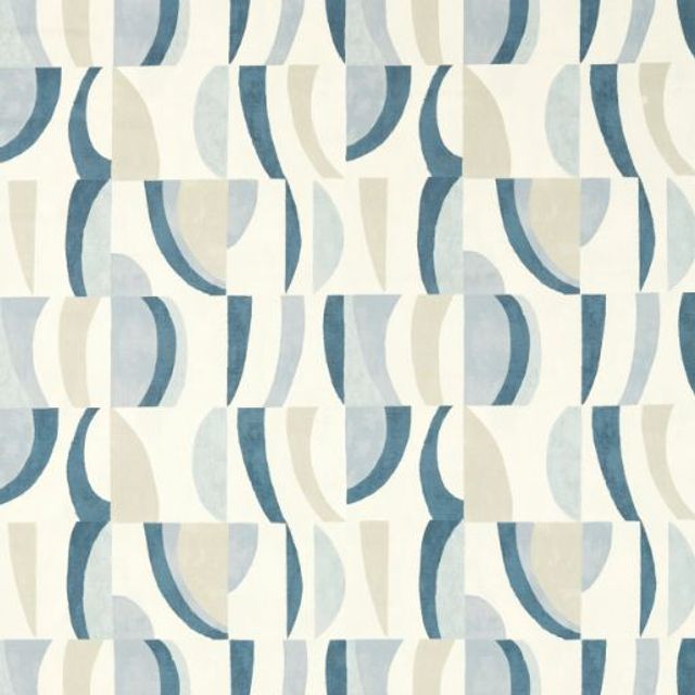 Harlequin Reflect Torillo Sky/Cornflower/Linen Upholstery Fabric