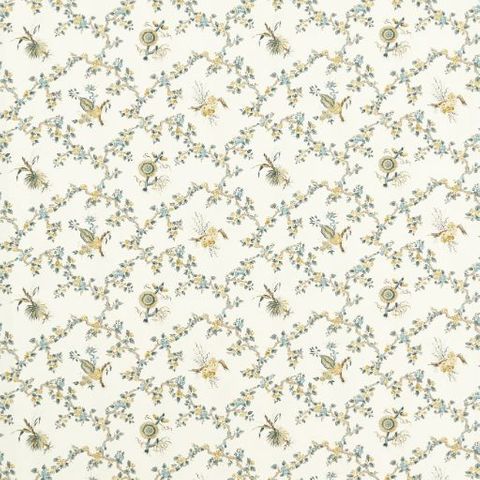 Trelliage Chamomile/Chalk Upholstery Fabric