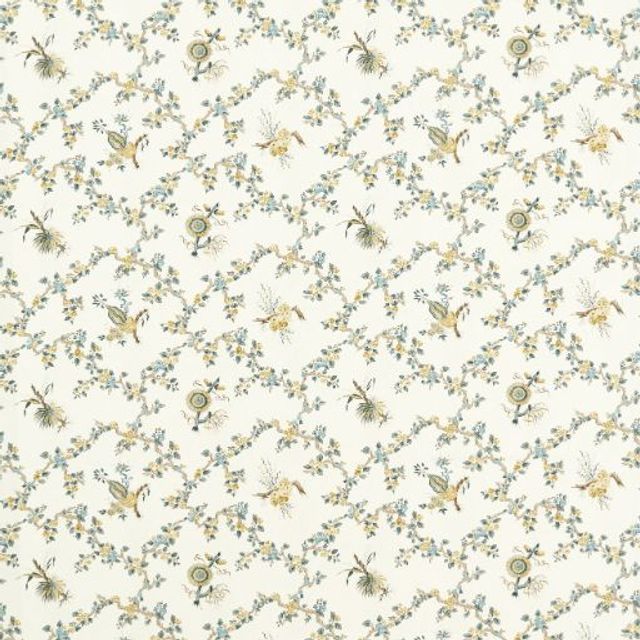 Trelliage Chamomile/Chalk Upholstery Fabric