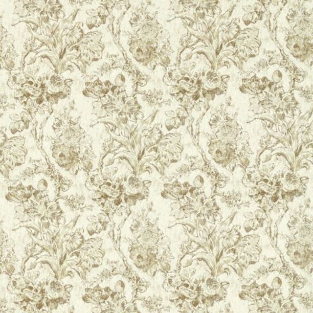 Sanderson Sanderson x Giles Deacon Fringed Tulip Toile Jute Upholstery Fabric