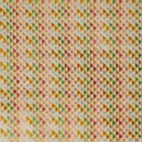Vidi Blush/Ochre/Kelly Upholstery Fabric