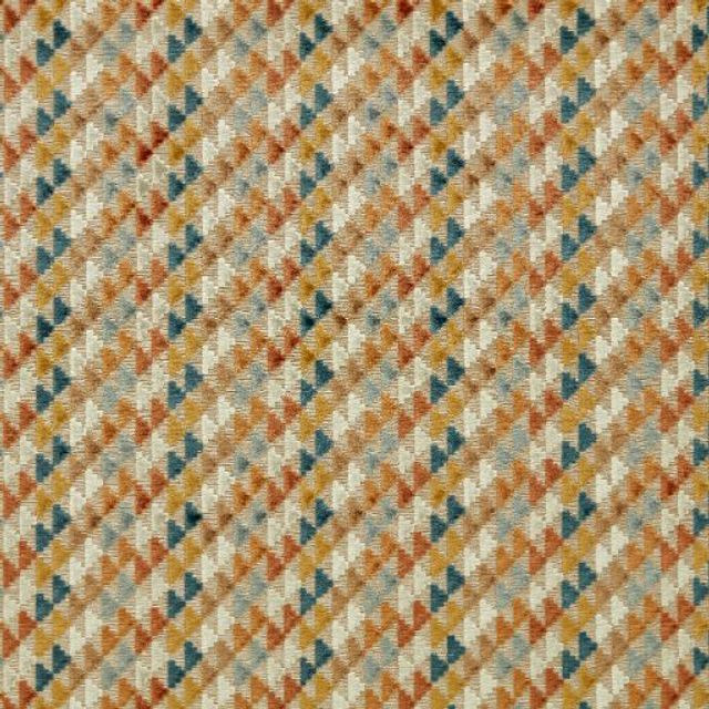 Harlequin Reflect Vidi Tiger/Taupe/French Blue Upholstery Fabric