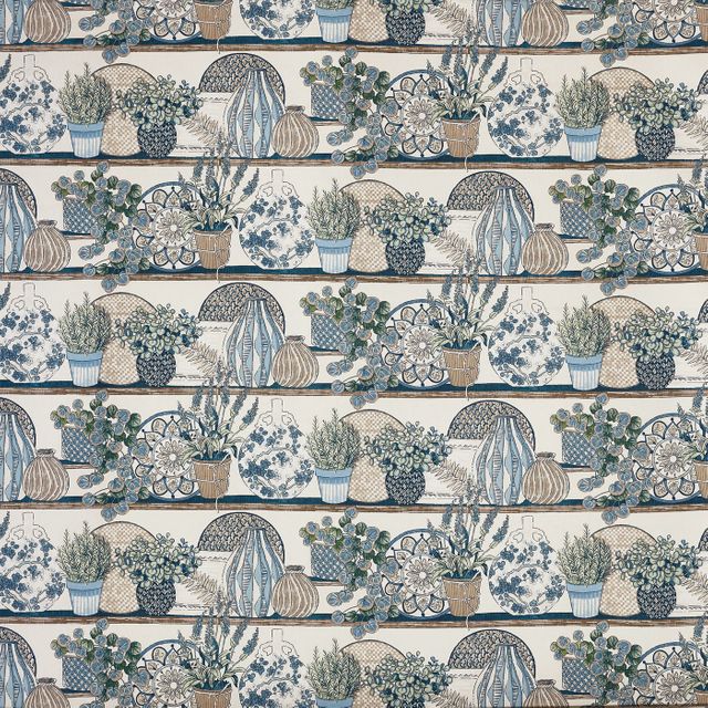 Prestigious Textiles Bloomsbury Clerkenwell Porcelain