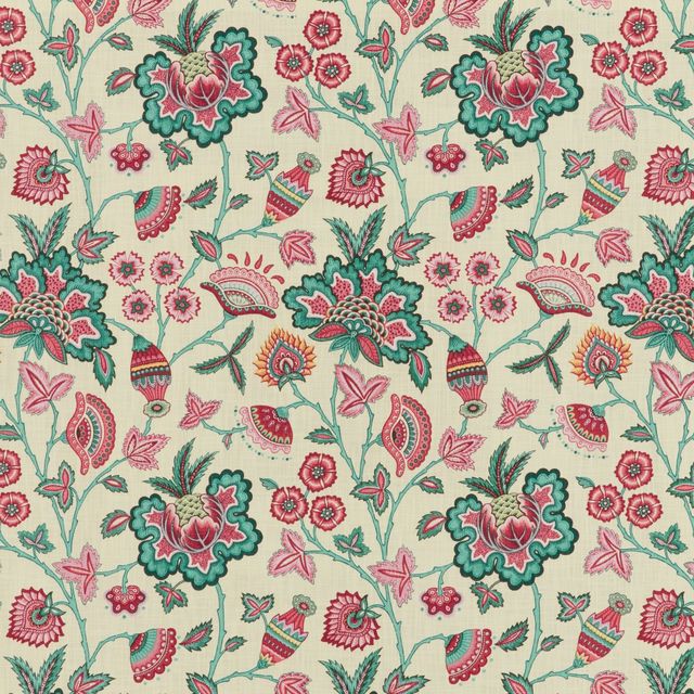 iLiv Babooshka Summer Malachite Upholstery Fabric