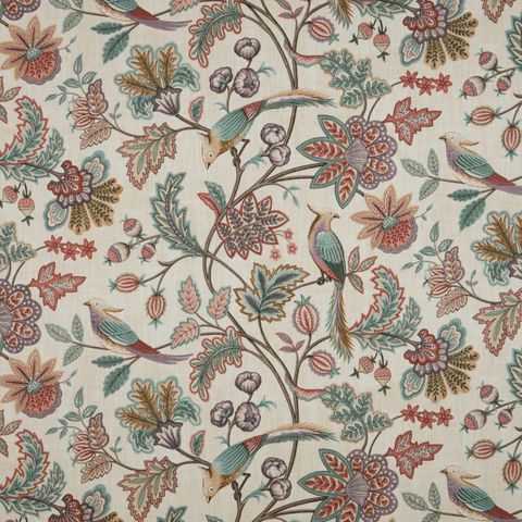 Chanterelle Wineberry Upholstery Fabric