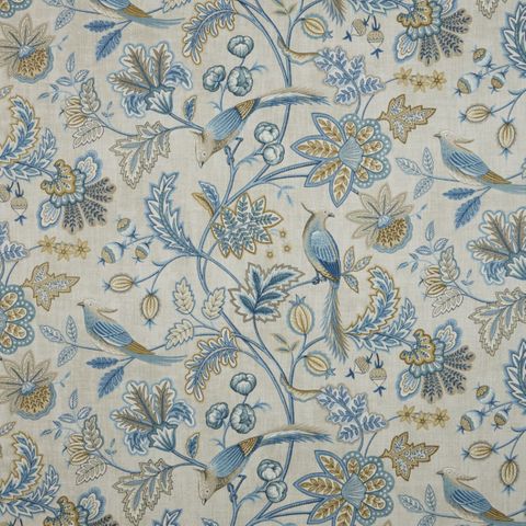 Chanterelle Sapphire Upholstery Fabric