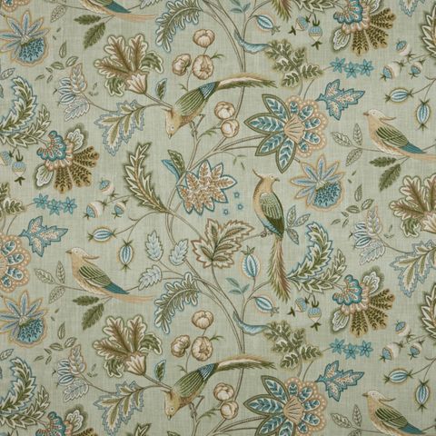 Chanterelle Mint Upholstery Fabric
