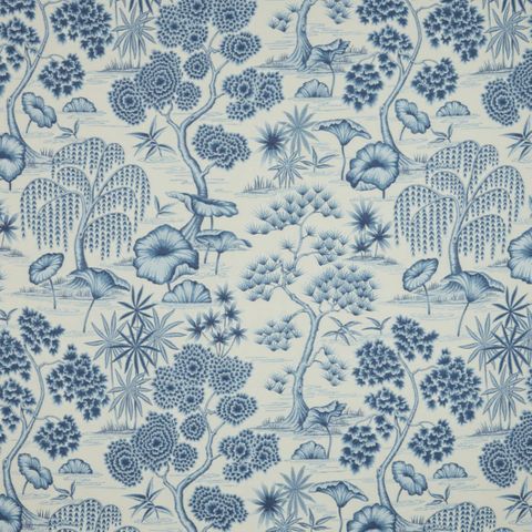 Porcelaine Delft Upholstery Fabric