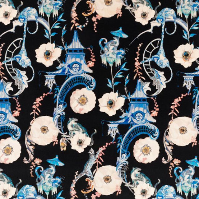Romo TEMPERLEY X ROMO Euphoria Velvet Cobalt