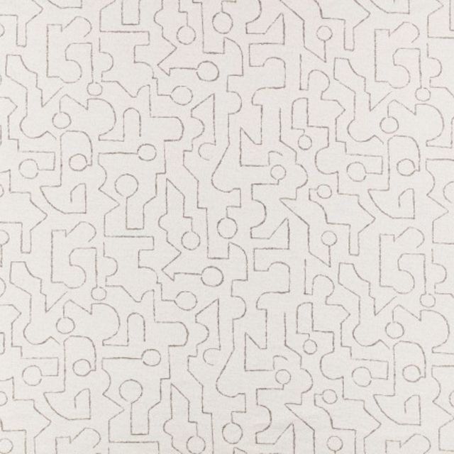 Zinc Textiles SALVADOR Braque Greyscale