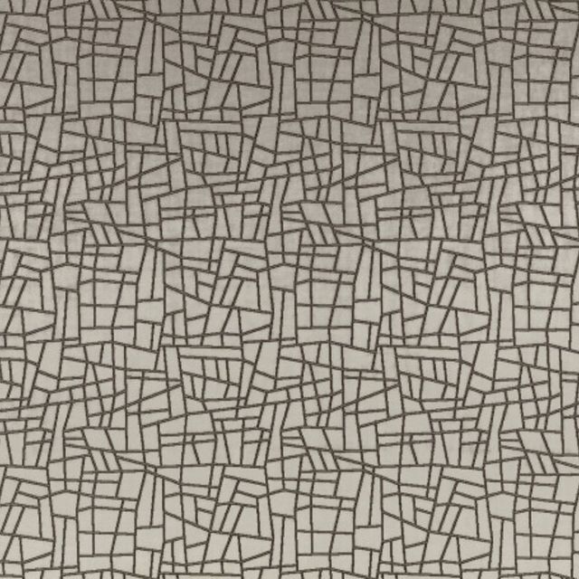 Zinc Textiles SALVADOR Kiesler Silver Grey
