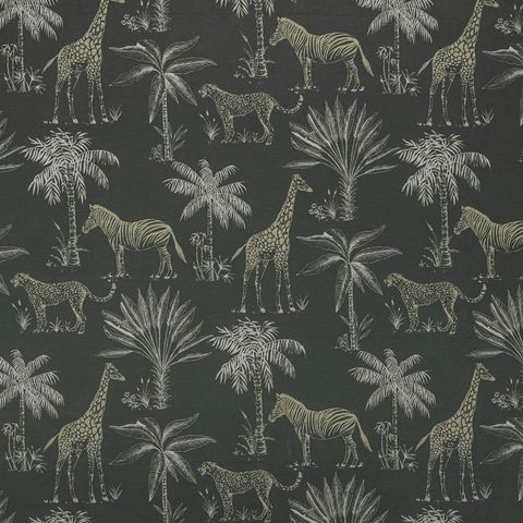 Safari Slate Voile Fabric