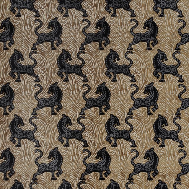 Kai Botanical Escape Kaida Brass Upholstery Fabric