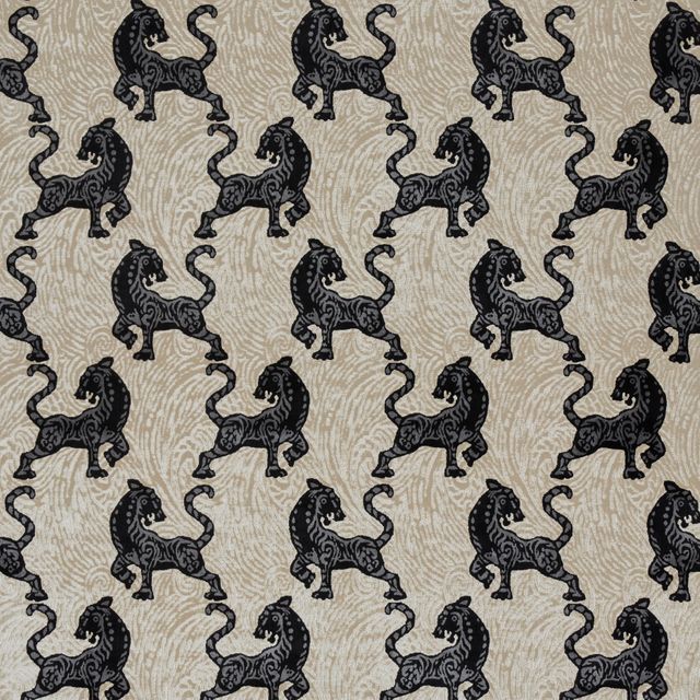 Kai Botanical Escape Kaida Ebony Upholstery Fabric