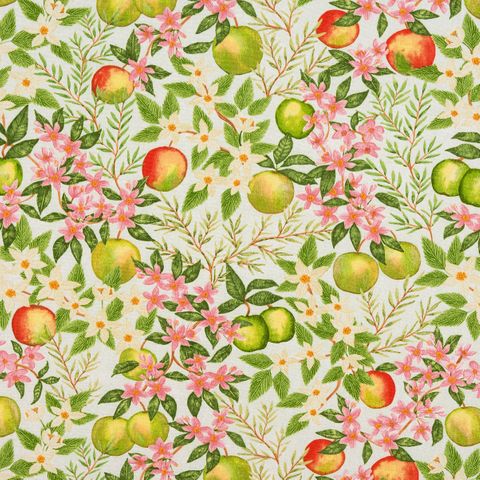 Apple Blossom Voile Fabric