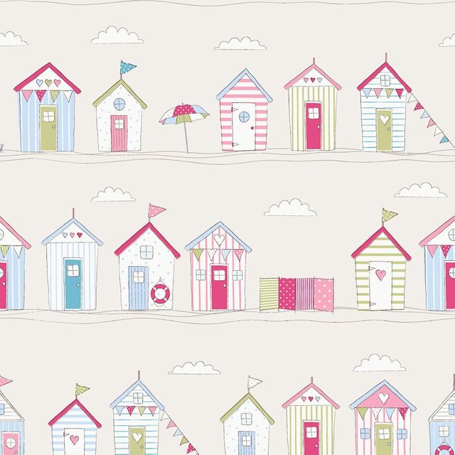 Fryetts Surf & Turf Beach Huts Pink