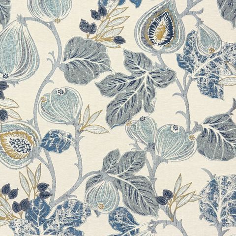 Chianti Indigo Voile Fabric