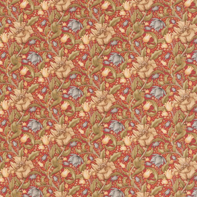 Porter & Stone Arboretum Helmshore Rosso Upholstery Fabric