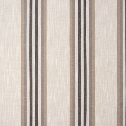 Manali Stripe Taupe Voile Fabric