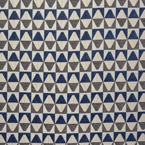 Kaleidoscope Indigo Upholstery Fabric