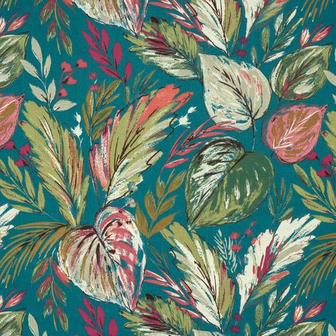 St Barts Teal Upholstery Fabric