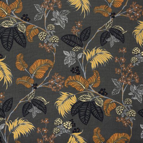 St Lucia Charcoal Upholstery Fabric