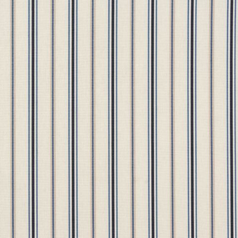 Salcombe Stripe Navy Upholstery Fabric