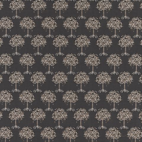 Salmesbury Charcoal Voile Fabric