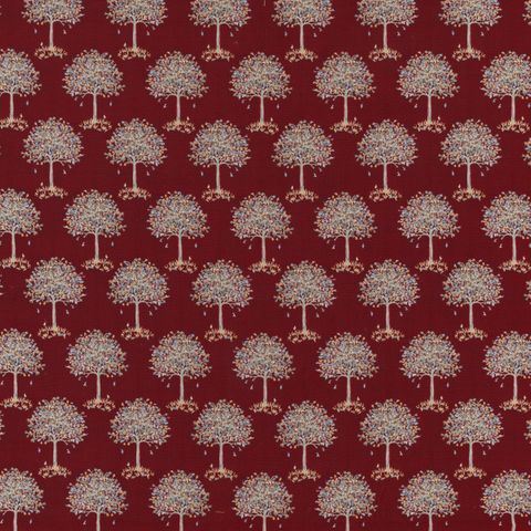 Salmesbury Rosso Voile Fabric