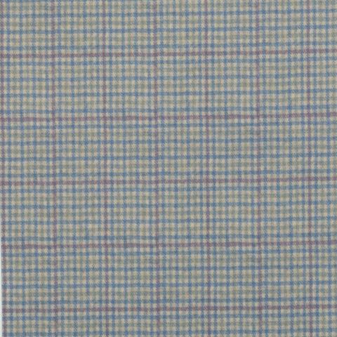 Steinbeck Velvet Print Blue Upholstery Fabric